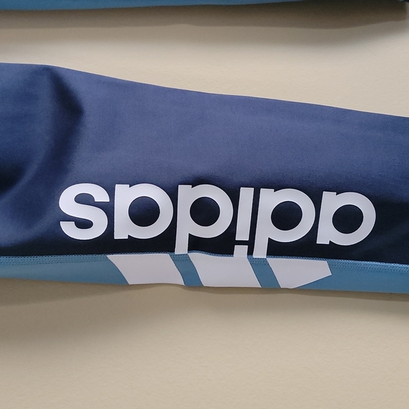 Adidas Circuit Hazy Blue Crew Leggings M - Picture 8 of 11